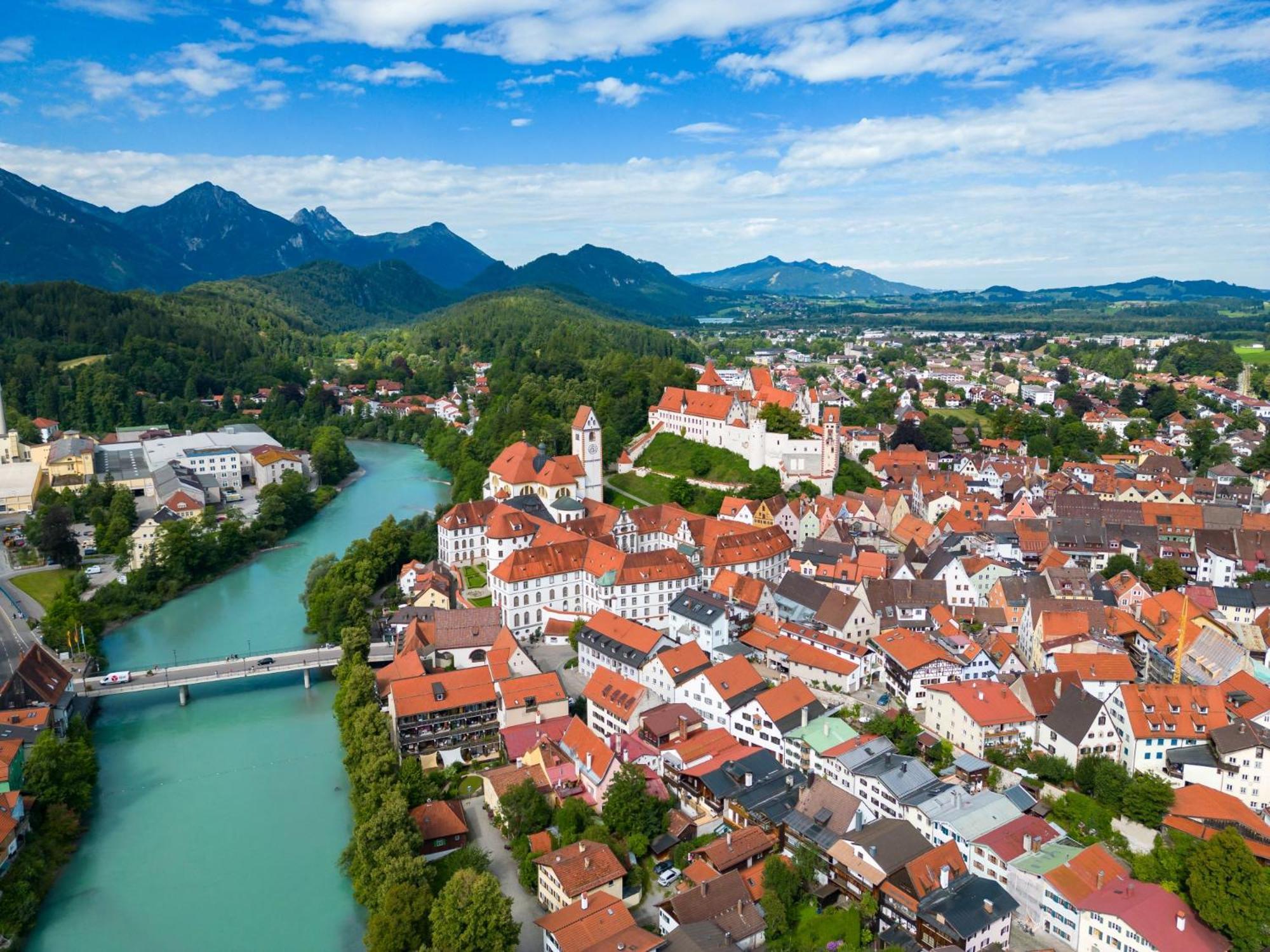 Ferienwohnung Herzstueck Im Haus Schlossblick Füssen Zewnętrze zdjęcie